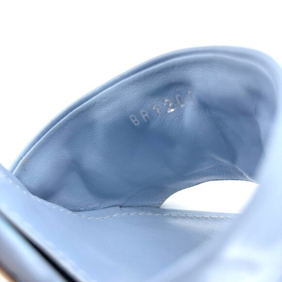 Louis Vuitton Revival Monogram Emboss Leather Slip On Mules Sandals 38 - Picture 9 of 9